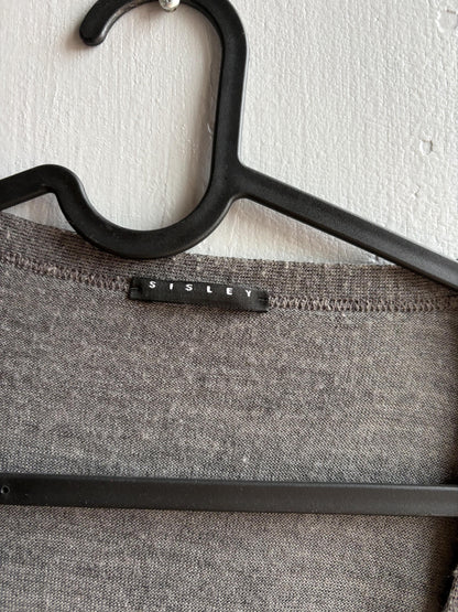 Grey Wool Blend Long Vest — additional view 6
