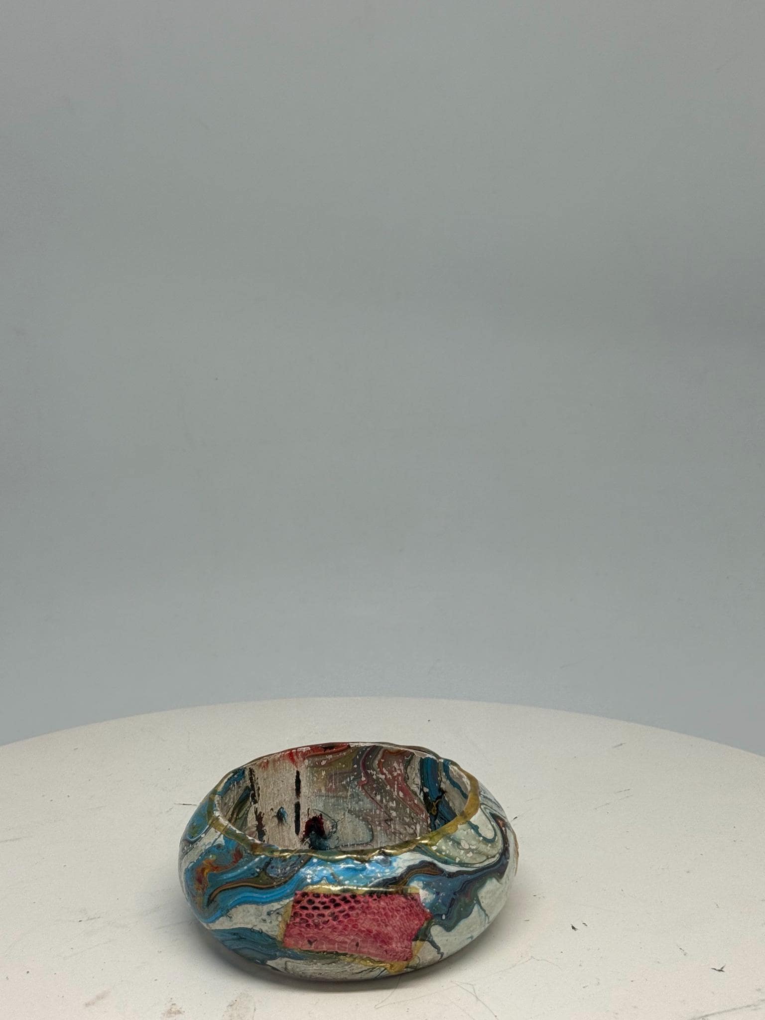 Vintage Green And Gold Snakeskin Bangles — additional view 7