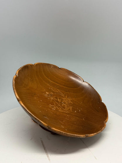 Vintage Black Forest Edelweiss Music Box Bowl — additional view 8