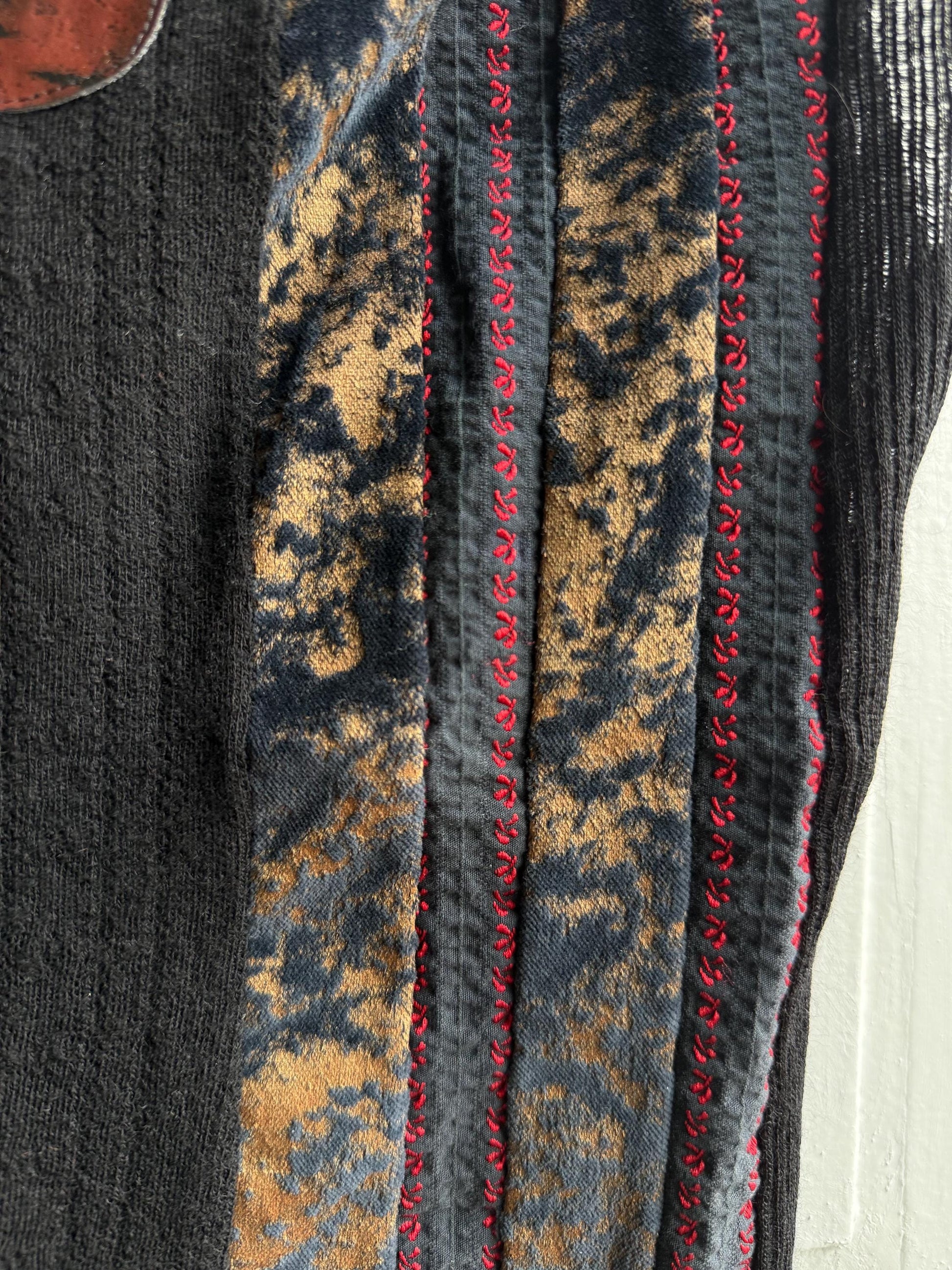 Custo Barcelona Black Abstract Patchwork Camisole — additional view 6