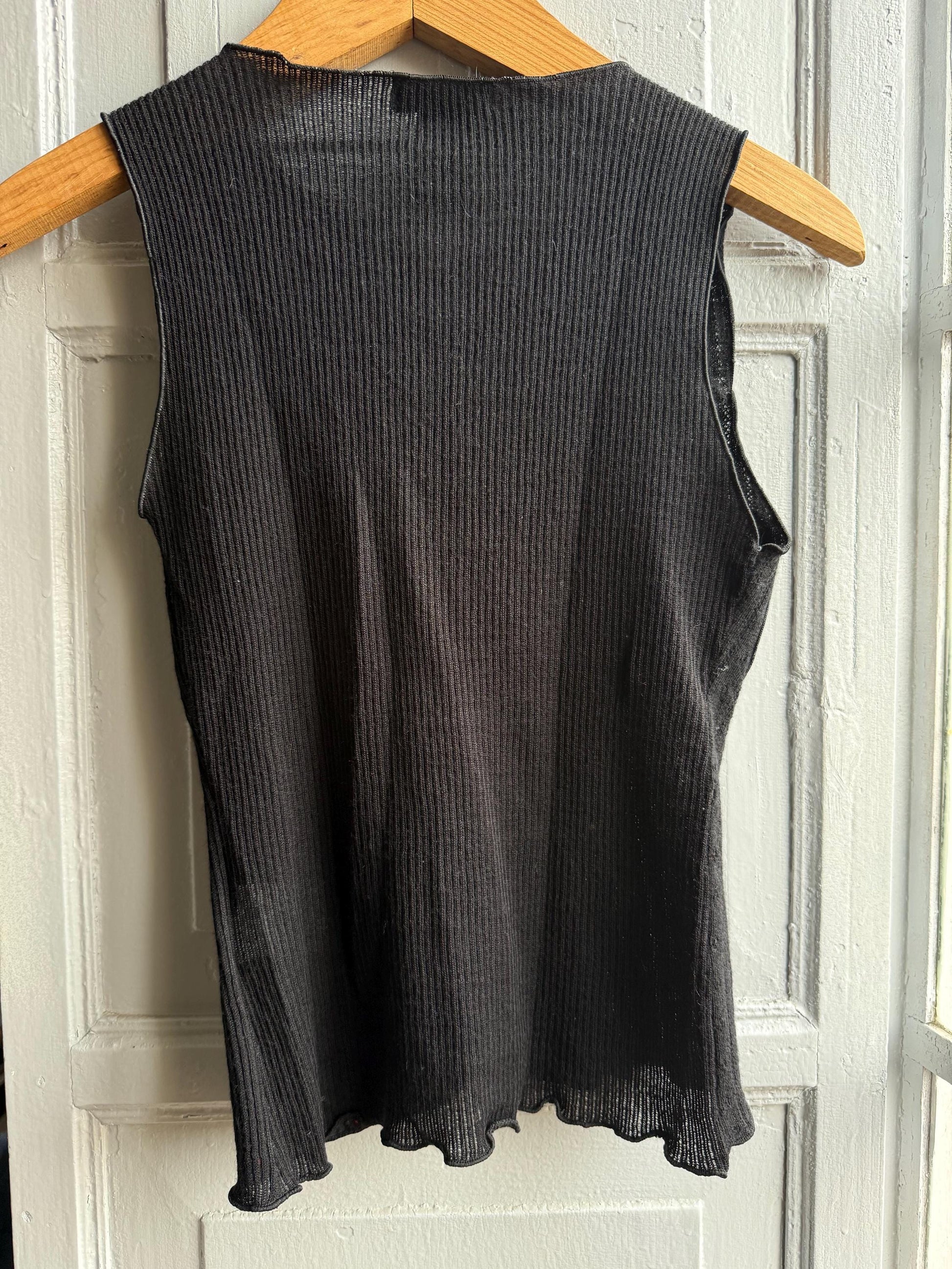 Custo Barcelona Black Abstract Patchwork Camisole — additional view 13