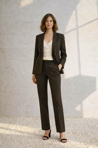 Vintage Wool Two-Piece Women's Suit