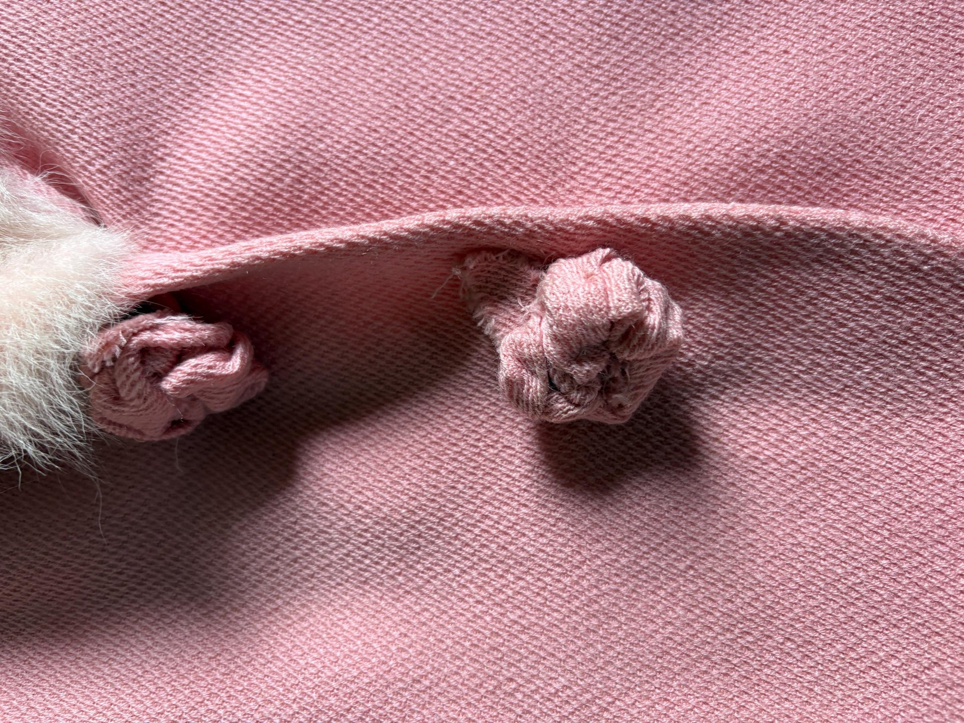 Vintage pink pure wool suit, 2-piece set, size S