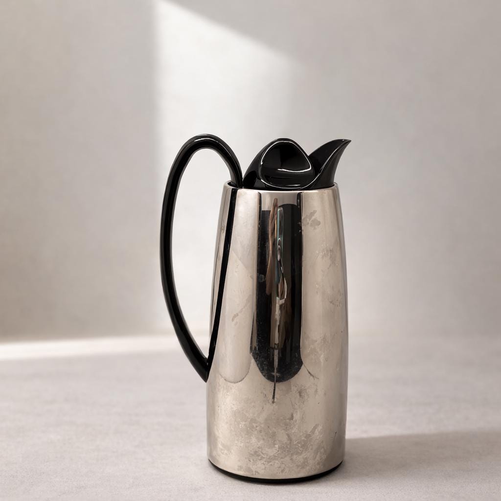 Vintage Aluminum Coffee Thermos