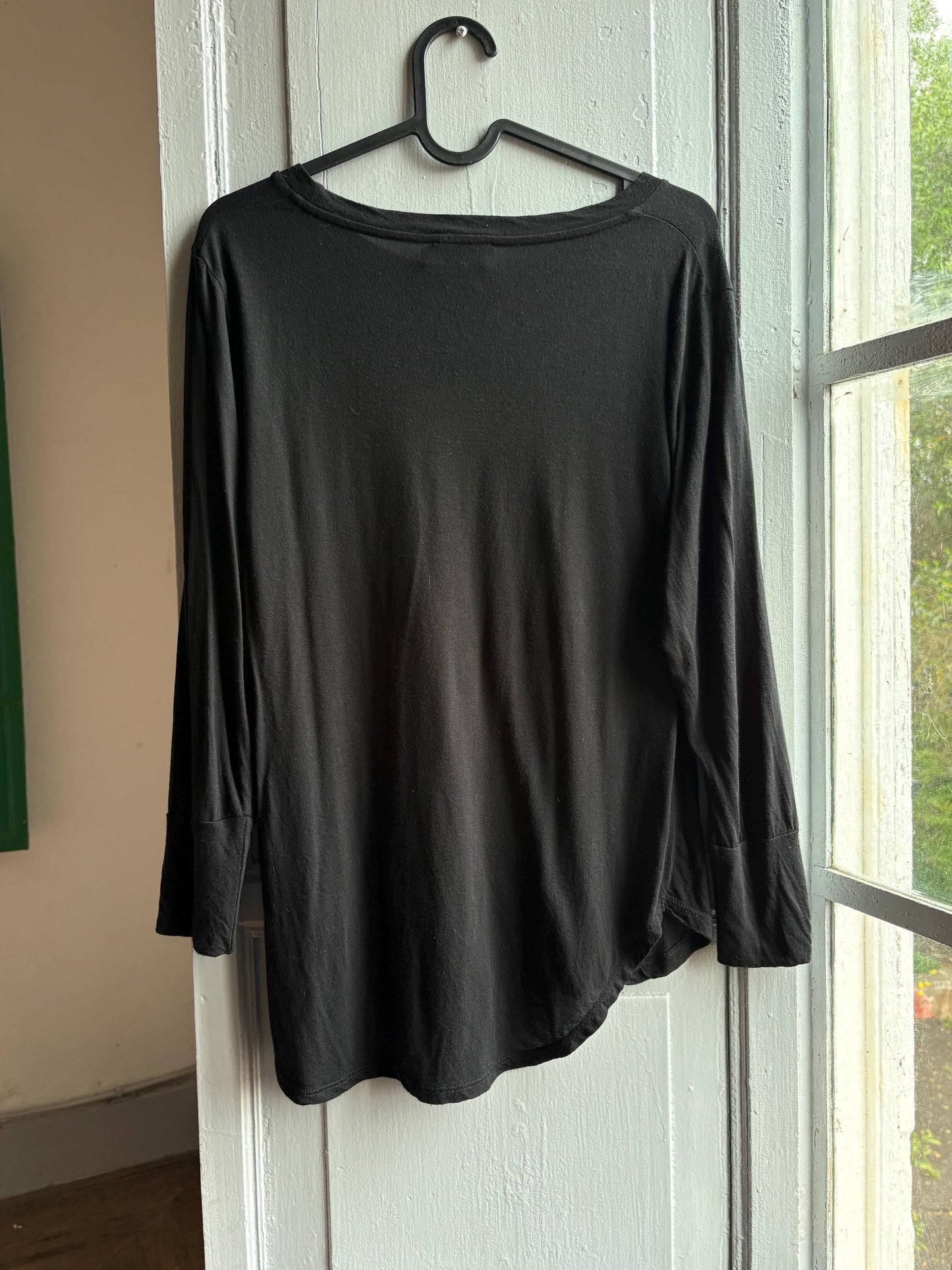 Liebeskind Black Micromodal Cashmere Top — additional view 7
