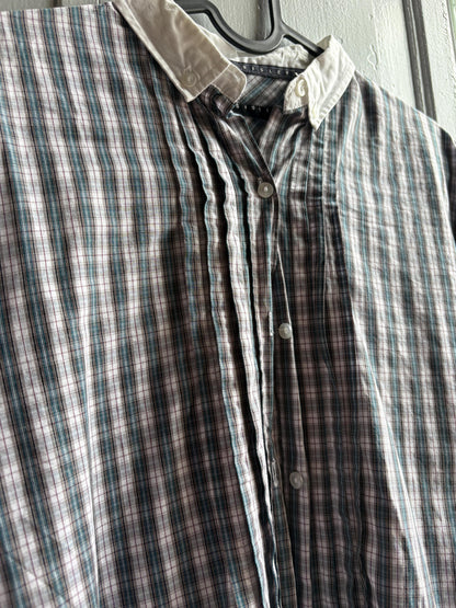 Cotton Plaid Button-Up Shirt — additional view 12