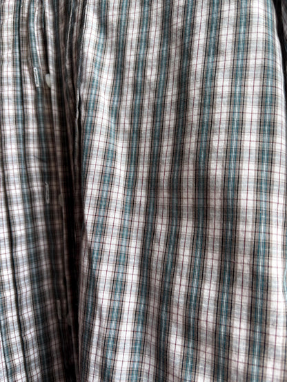 Cotton Plaid Button-Up Shirt — additional view 8