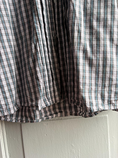 Cotton Plaid Button-Up Shirt — additional view 10