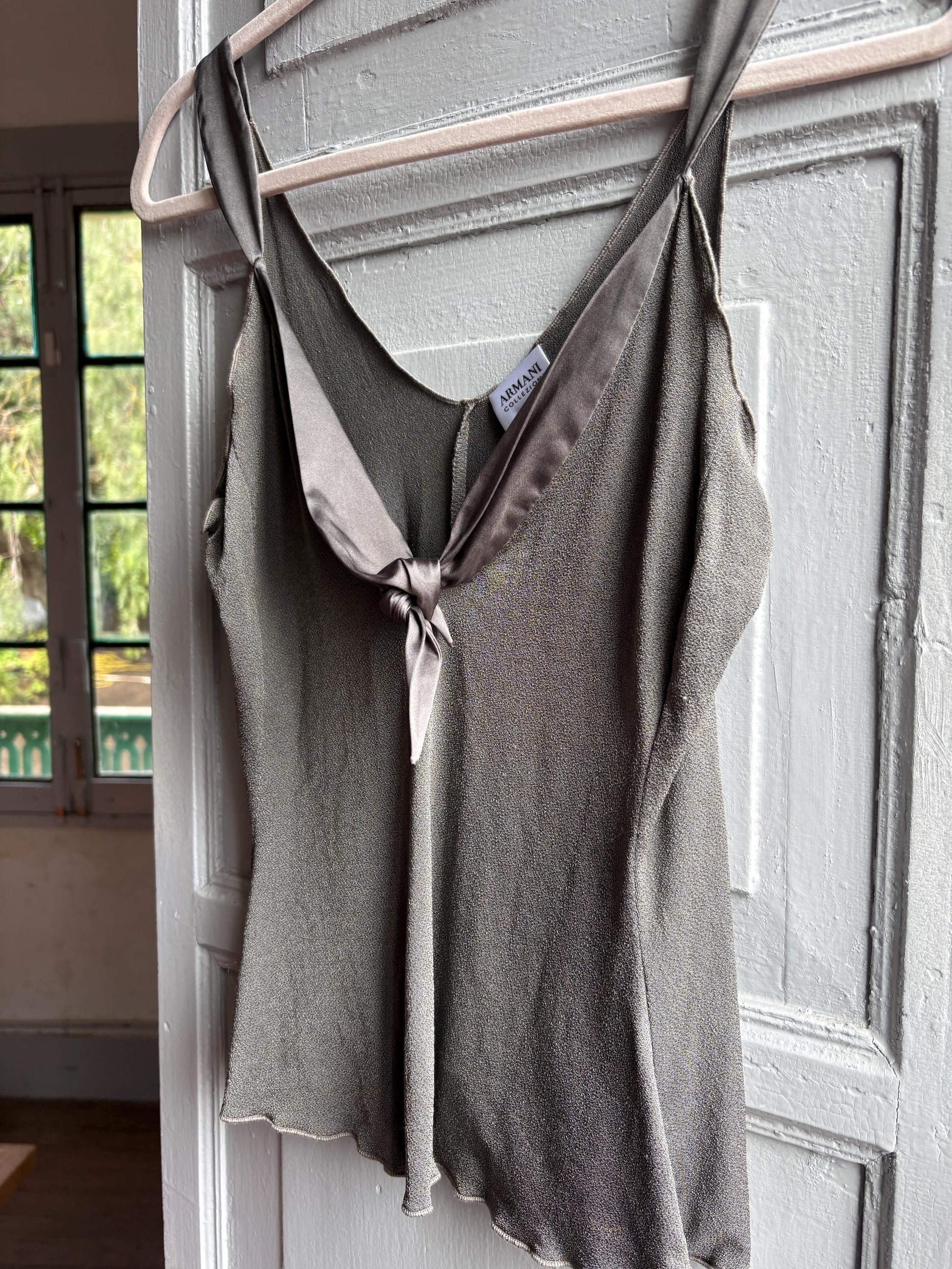 Charcoal Camisole With Tie Front — additional view 12
