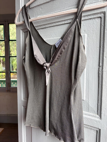 Charcoal Camisole With Tie Front — additional view 12