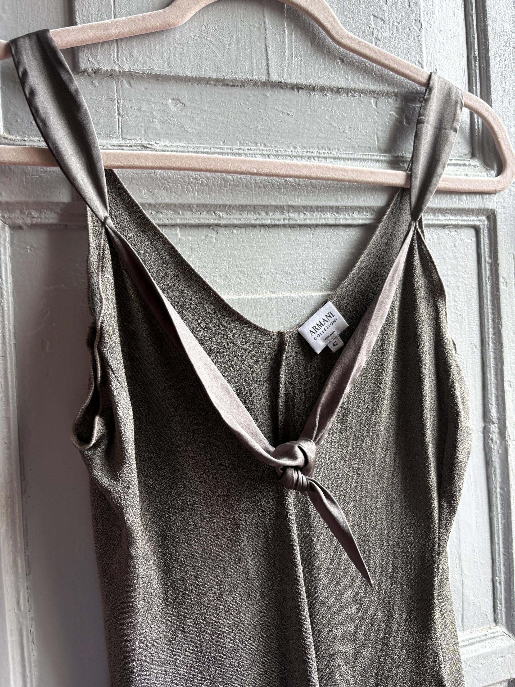 Charcoal Camisole With Tie Front — additional view 5