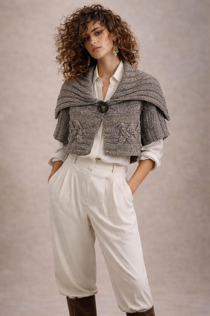 Marella Sport Grey Knit Vest
