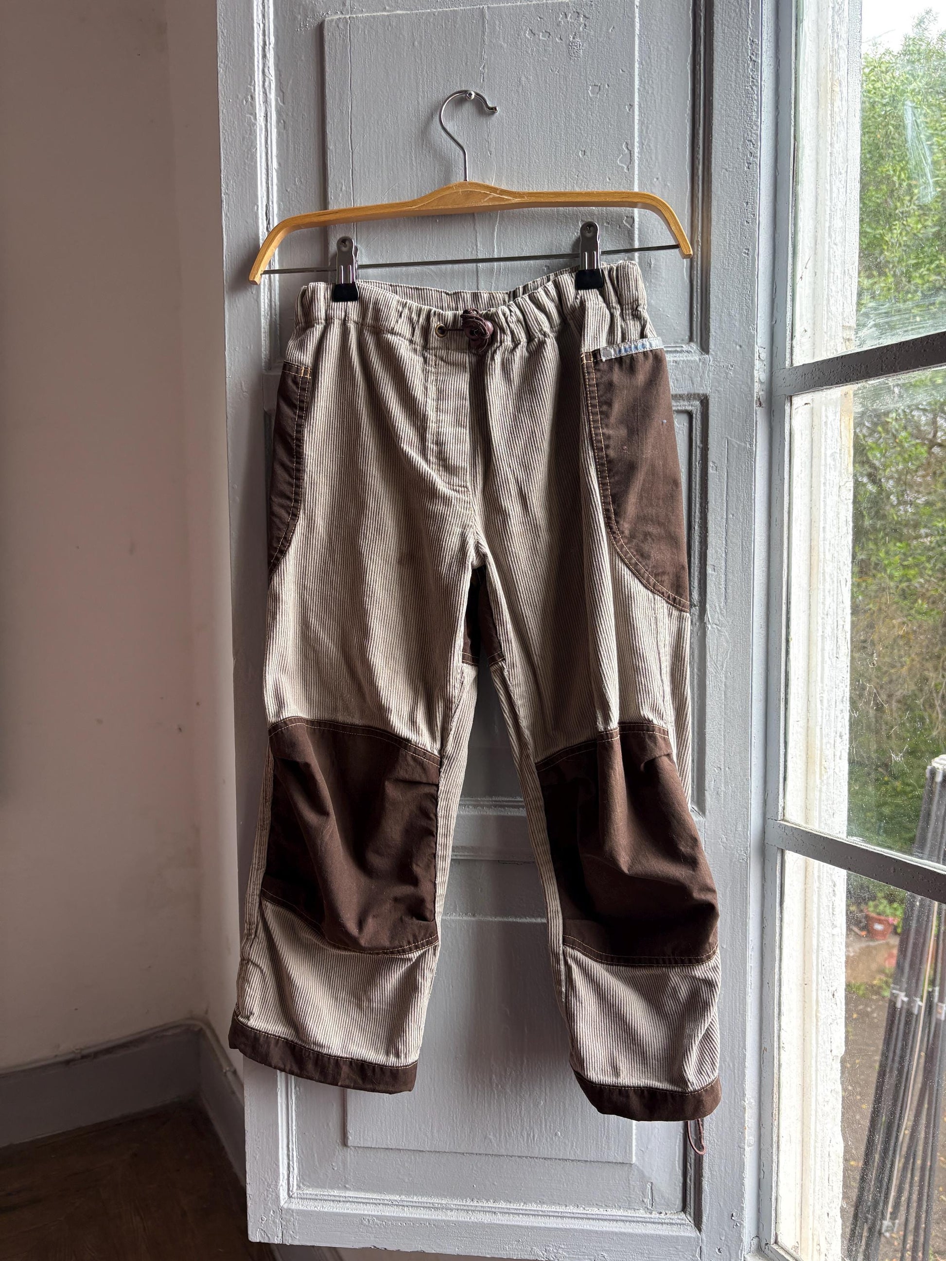 Beige Kids Trousers With Reinforced Knees — additional view 8