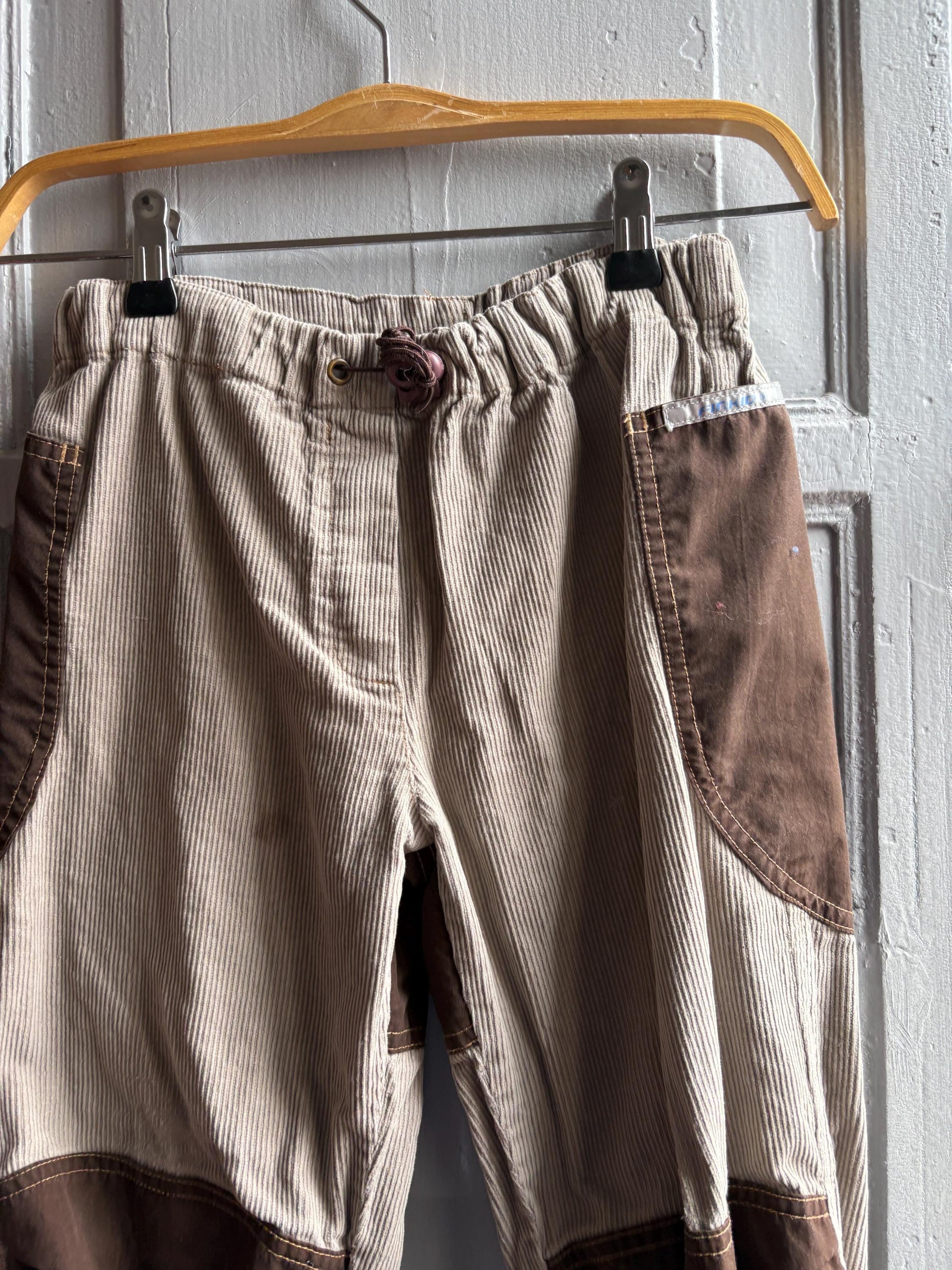 Beige Kids Trousers With Reinforced Knees — additional view 9