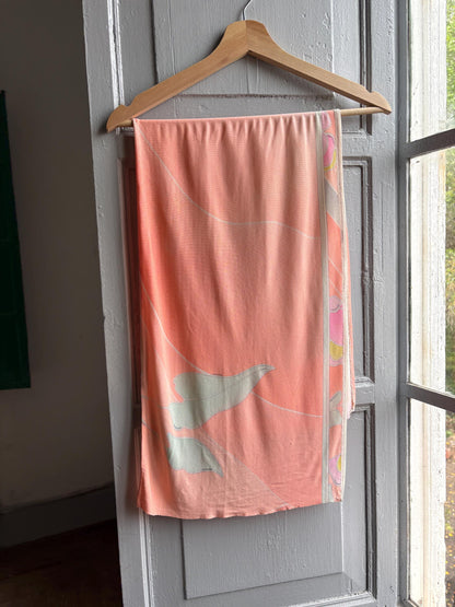 Vintage Leonard Paris Floral Scarf — additional view 6