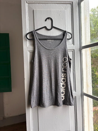 Adidas Neo Grey Cotton Tank Top — additional view 10