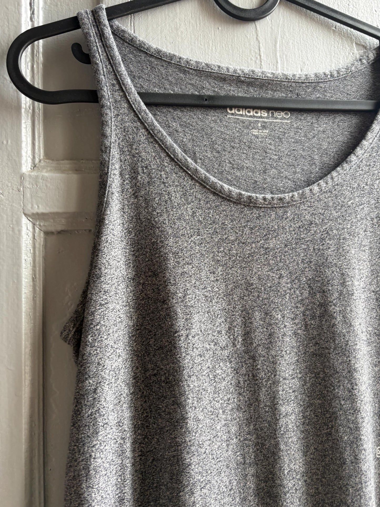 Adidas Neo Grey Cotton Tank Top — additional view 11