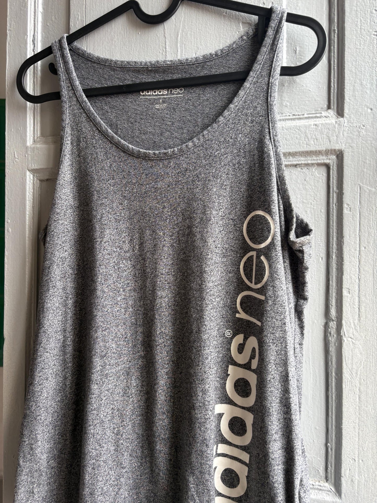 Adidas Neo Grey Cotton Tank Top — additional view 8