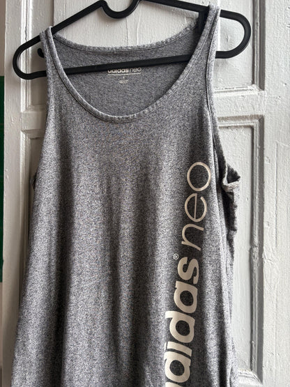Adidas Neo Grey Cotton Tank Top — additional view 8