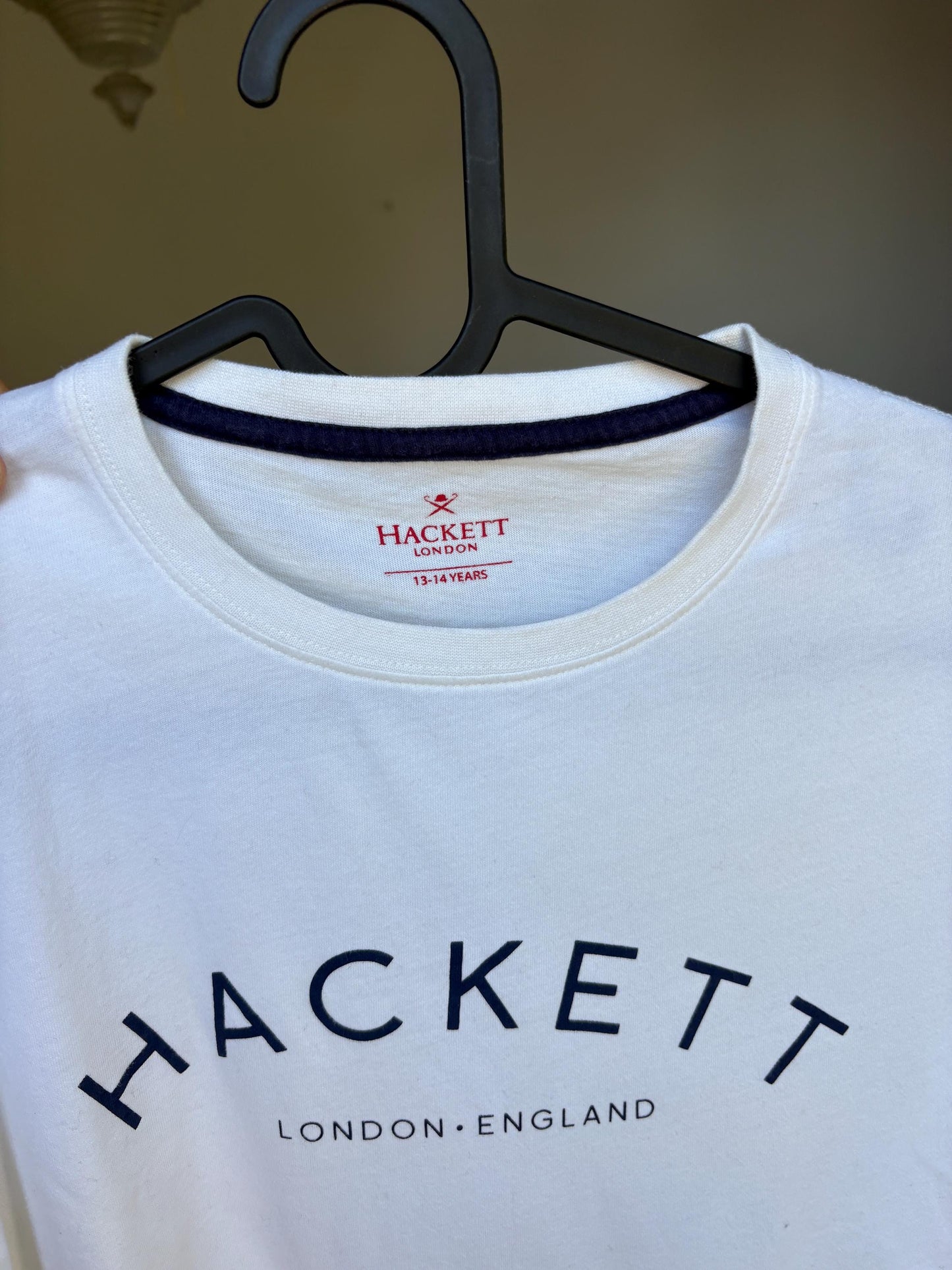 Hackett White Cotton T-Shirt For Boys — additional view 10