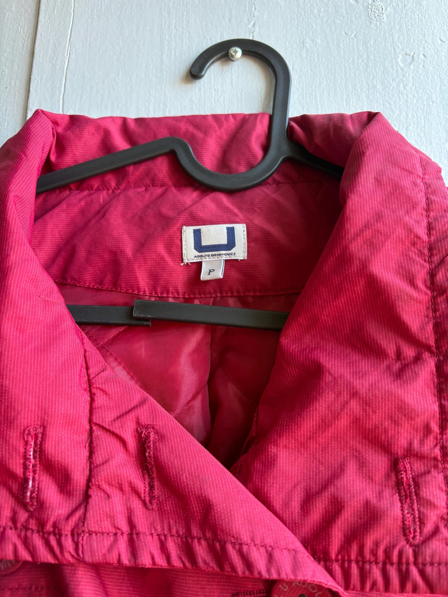 Adolfo Dominguez Red Belted Trench Coat — additional view 11