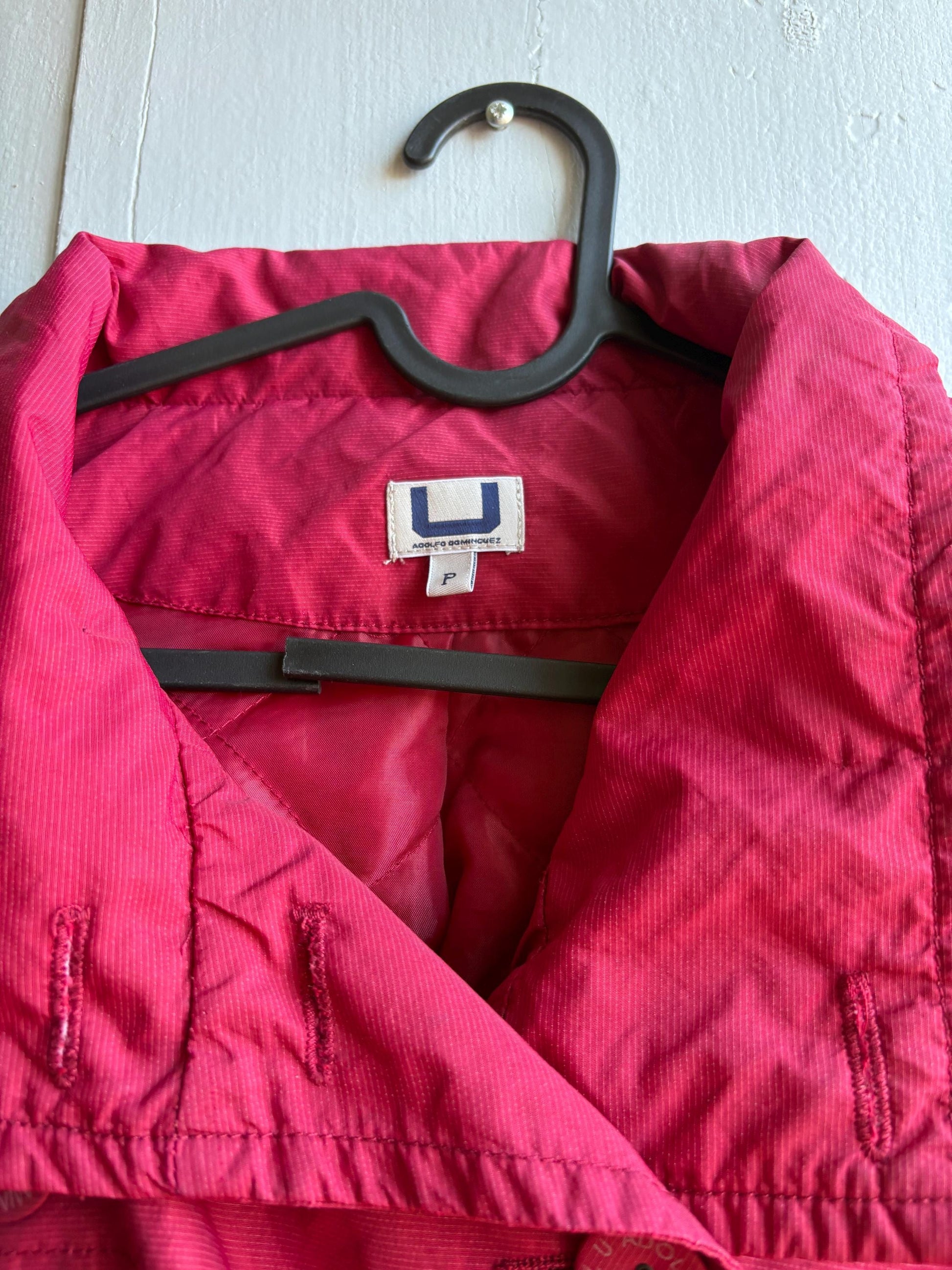 Adolfo Dominguez Red Belted Trench Coat — additional view 11