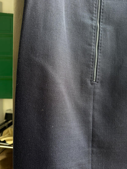 Navy Pure Wool A-Line Dress — additional view 12