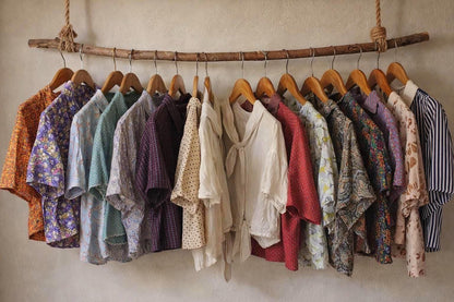 Vintage Y2K Cropped Button-Up Blouse