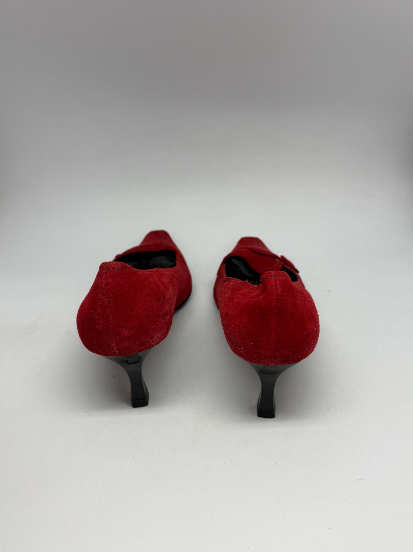 Red Cortefiel Leather Shoes, Made in Spain — additional view 6