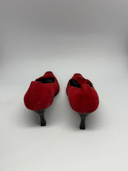 Red Cortefiel Leather Shoes, Made in Spain — additional view 6