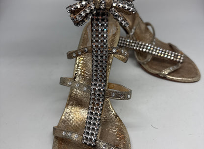 Belen Doñate Handmade Gold Leather Heels — additional view 13