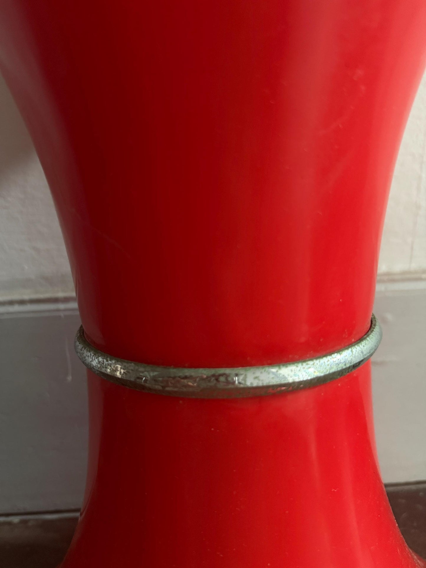 Contemporary Red Plastic Storage Stool — additional view 8