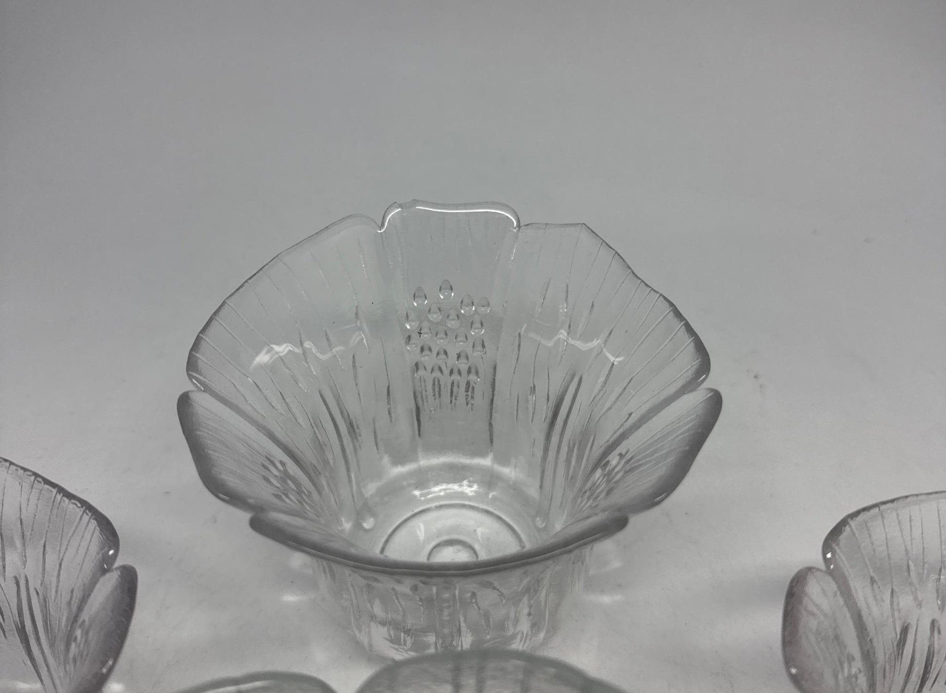 Vintage Floral Glass Candle Holder Set — additional view 6