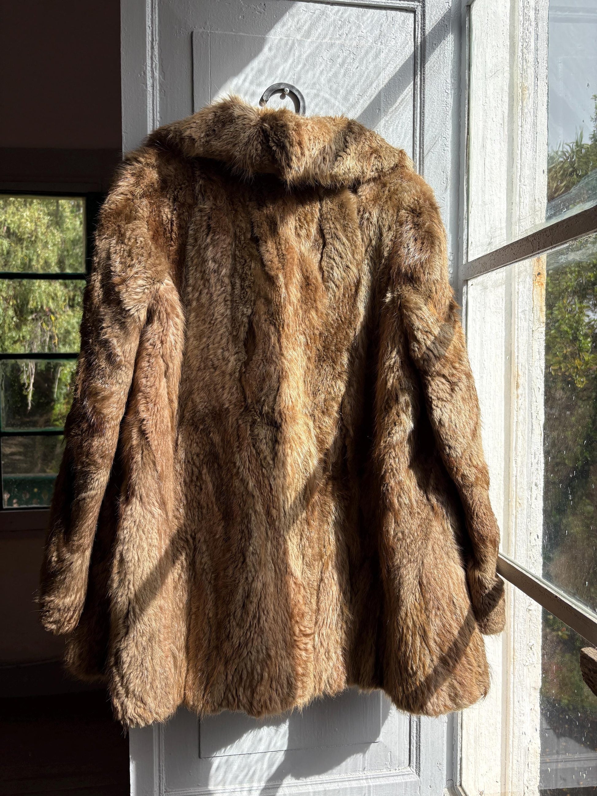 Chic 60s Vintage Genuine Fur Coat — additional view 11