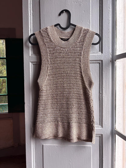 Light Grey Glitter Knit Camisole — additional view 5