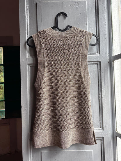 Light Grey Glitter Knit Camisole — additional view 7