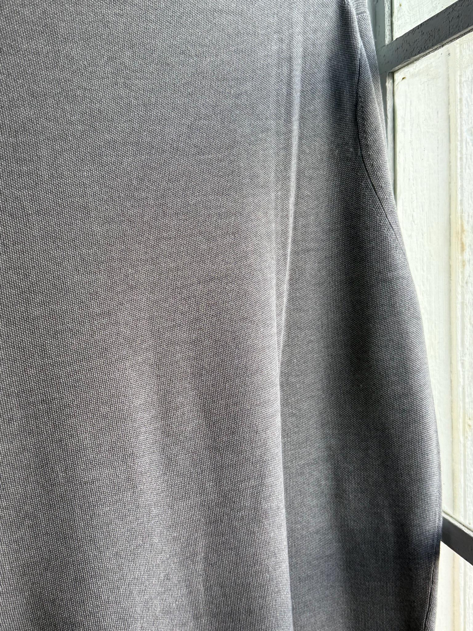 Grey Merino Wool Jumper For Men — additional view 16