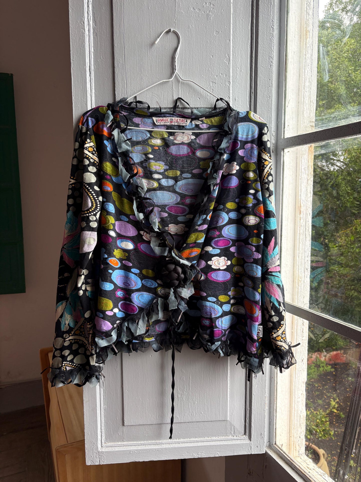 Retro 70s Multicolor Vest by Savage Culture — additional view 6