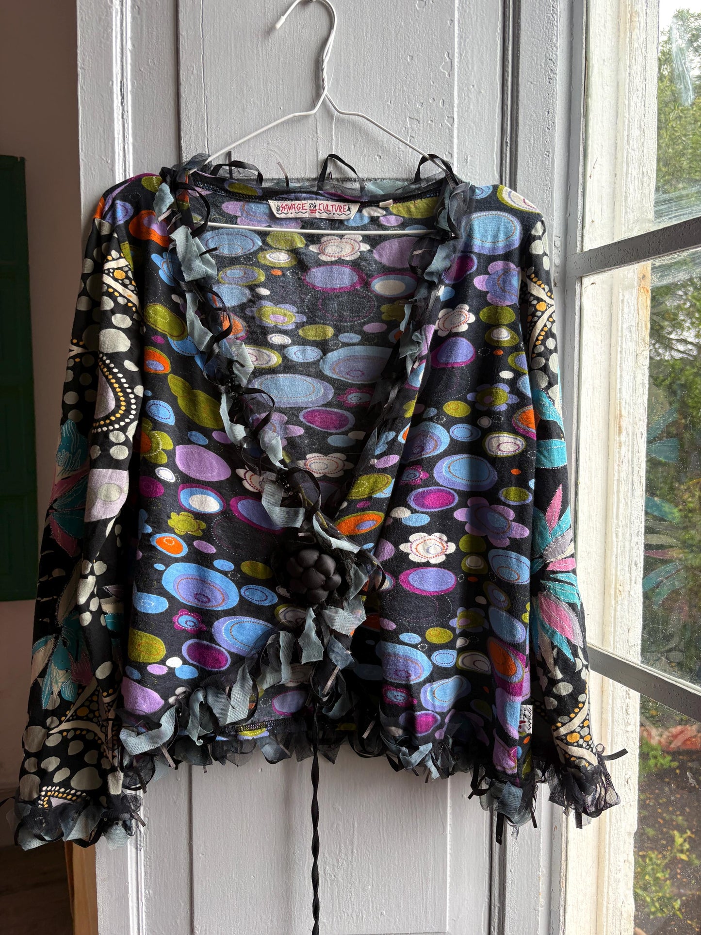 Retro 70s Multicolor Vest by Savage Culture — additional view 7