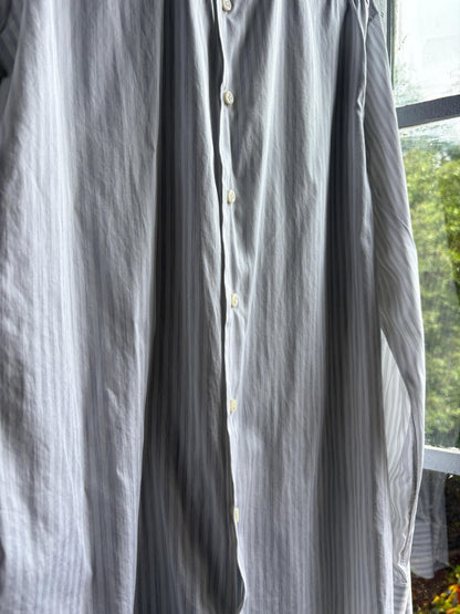 Striped Cotton Tencel Blend Shirt — detail