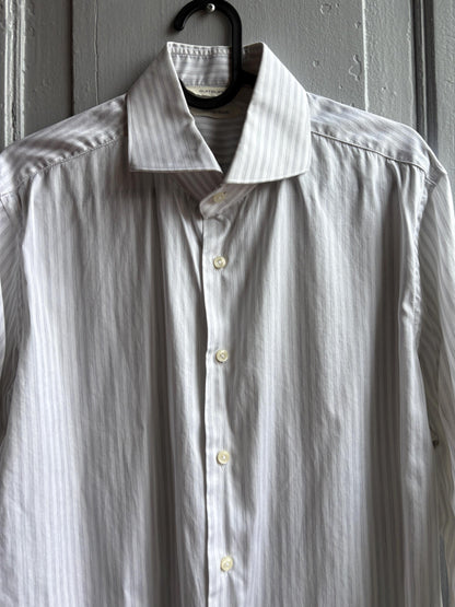 Striped Cotton Tencel Blend Shirt — additional view 7