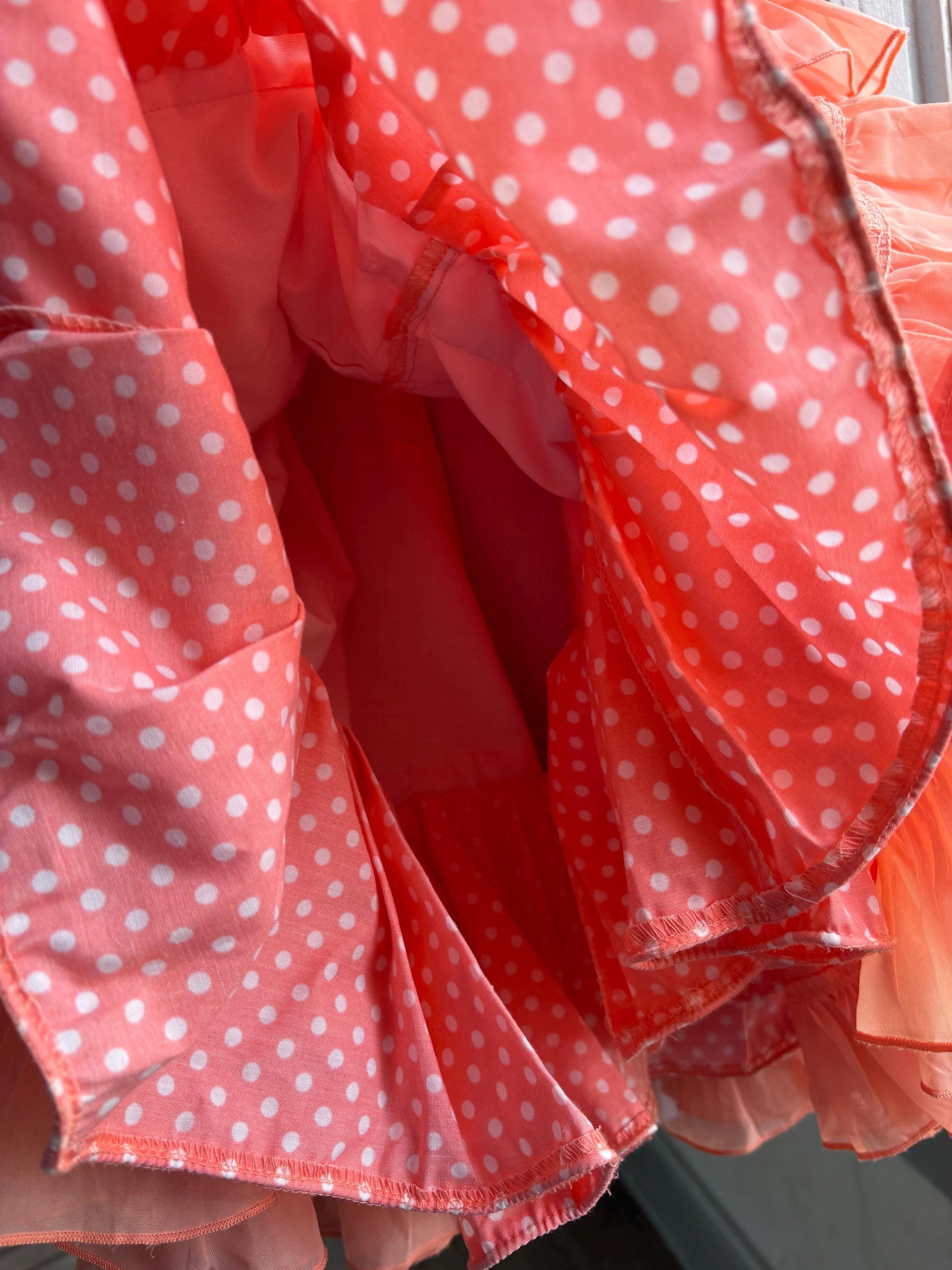Salmon Pink Flamenco Dress for Kids — additional view 11