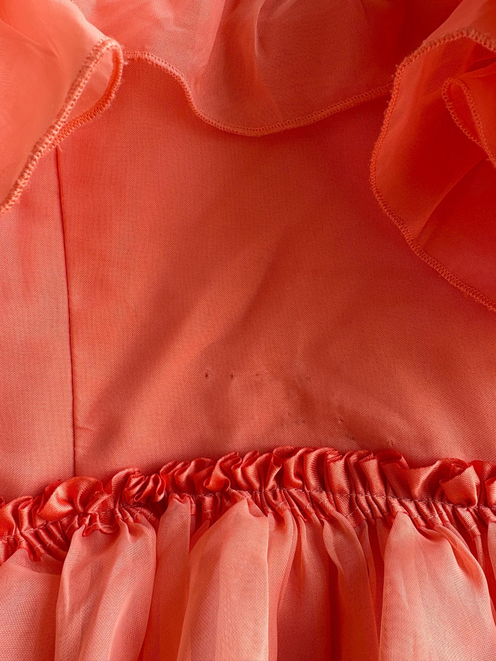 Salmon Pink Flamenco Dress for Kids — additional view 11