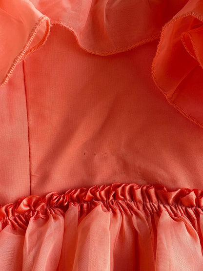 Salmon Pink Flamenco Dress for Kids — additional view 11