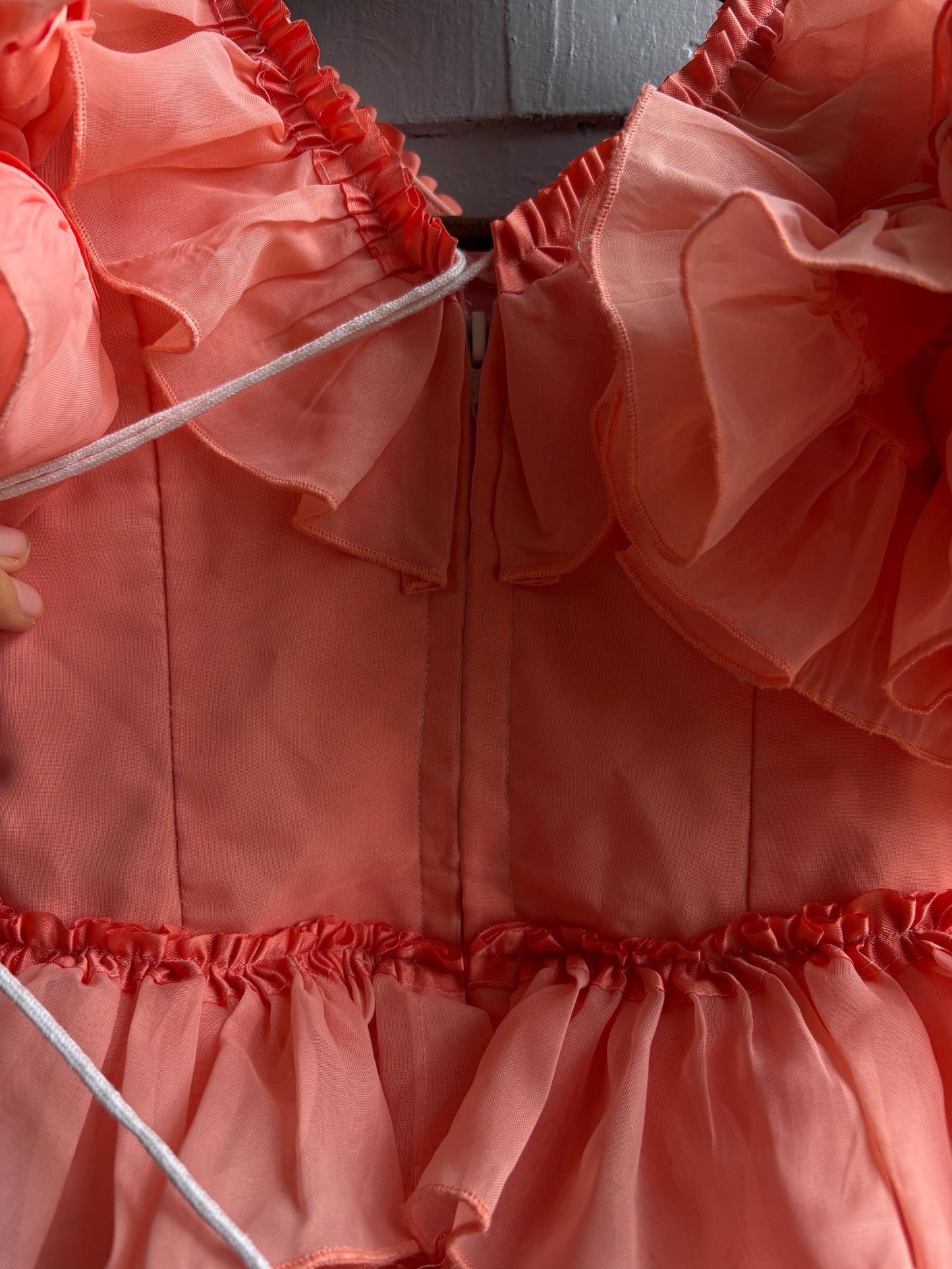 Salmon Pink Flamenco Dress for Kids — additional view 15