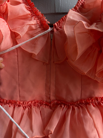 Salmon Pink Flamenco Dress for Kids — additional view 15