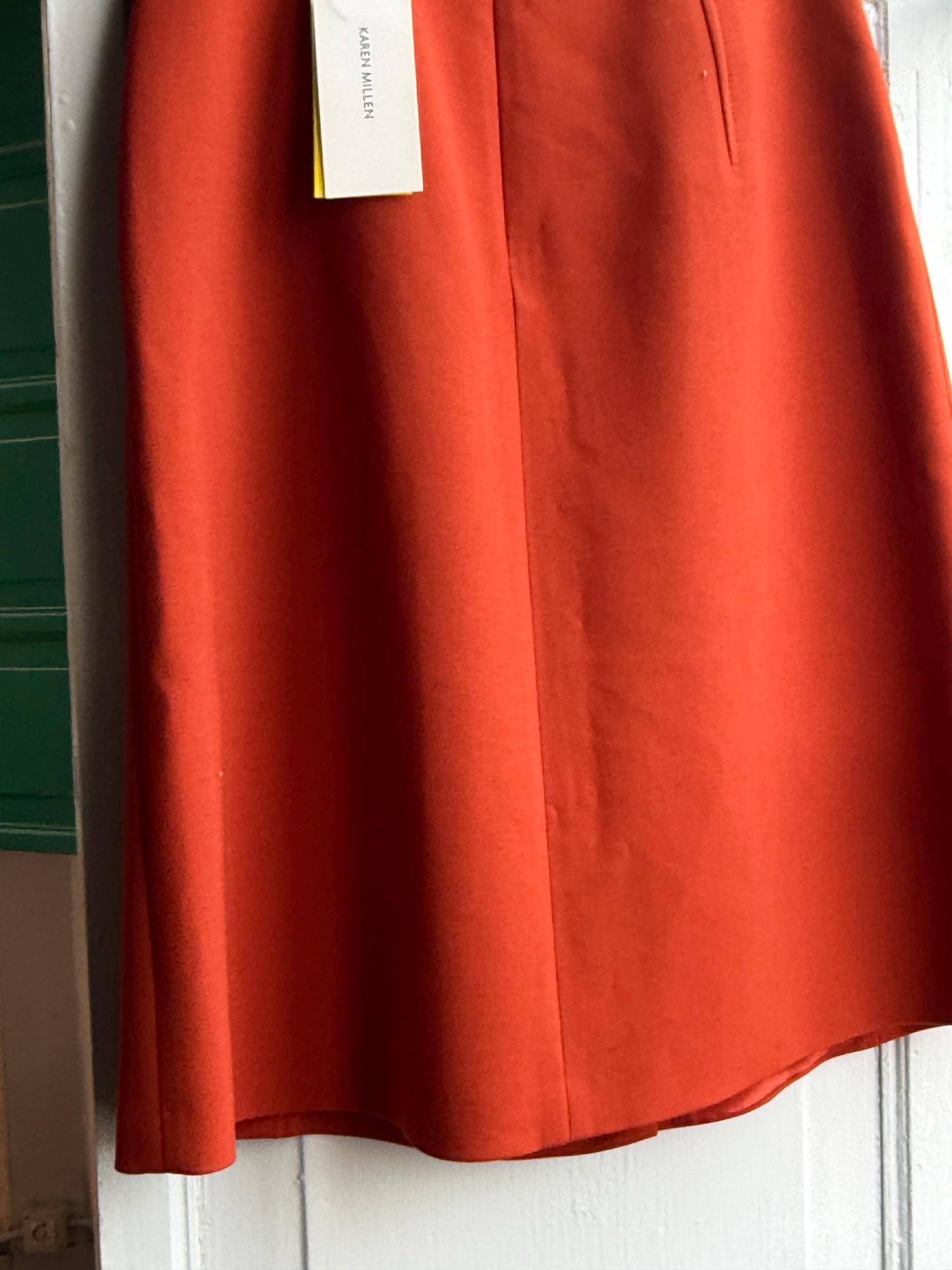 Karen Millen Red High Waist Utility Skirt — additional view 7