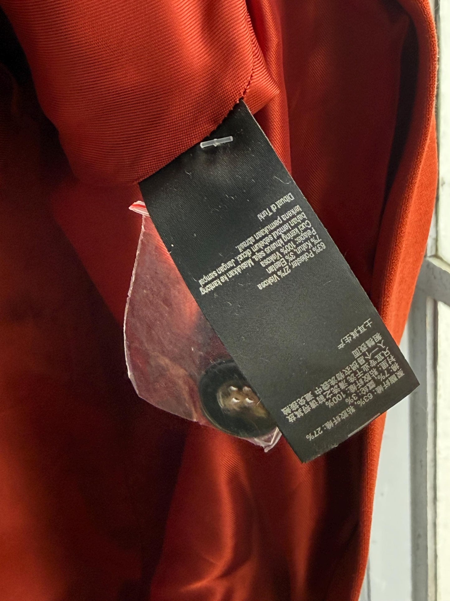 Karen Millen Red High Waist Utility Skirt — additional view 9