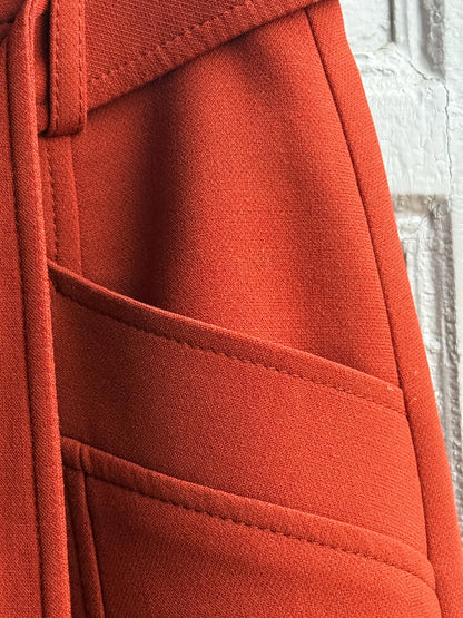 Karen Millen Red High Waist Utility Skirt — additional view 13
