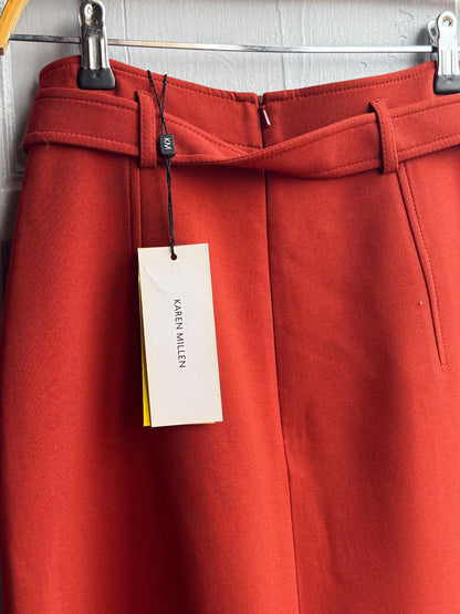 Karen Millen Red High Waist Utility Skirt — additional view 11